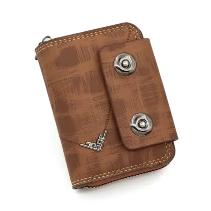 Dauble Magnetic Round Zipper Wallet-2